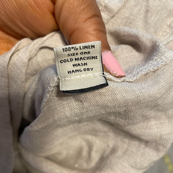Claude Beautiful Rubie Linen Jumper NWOT, Beige Size Small,Measurements included - Picture 10 of 10